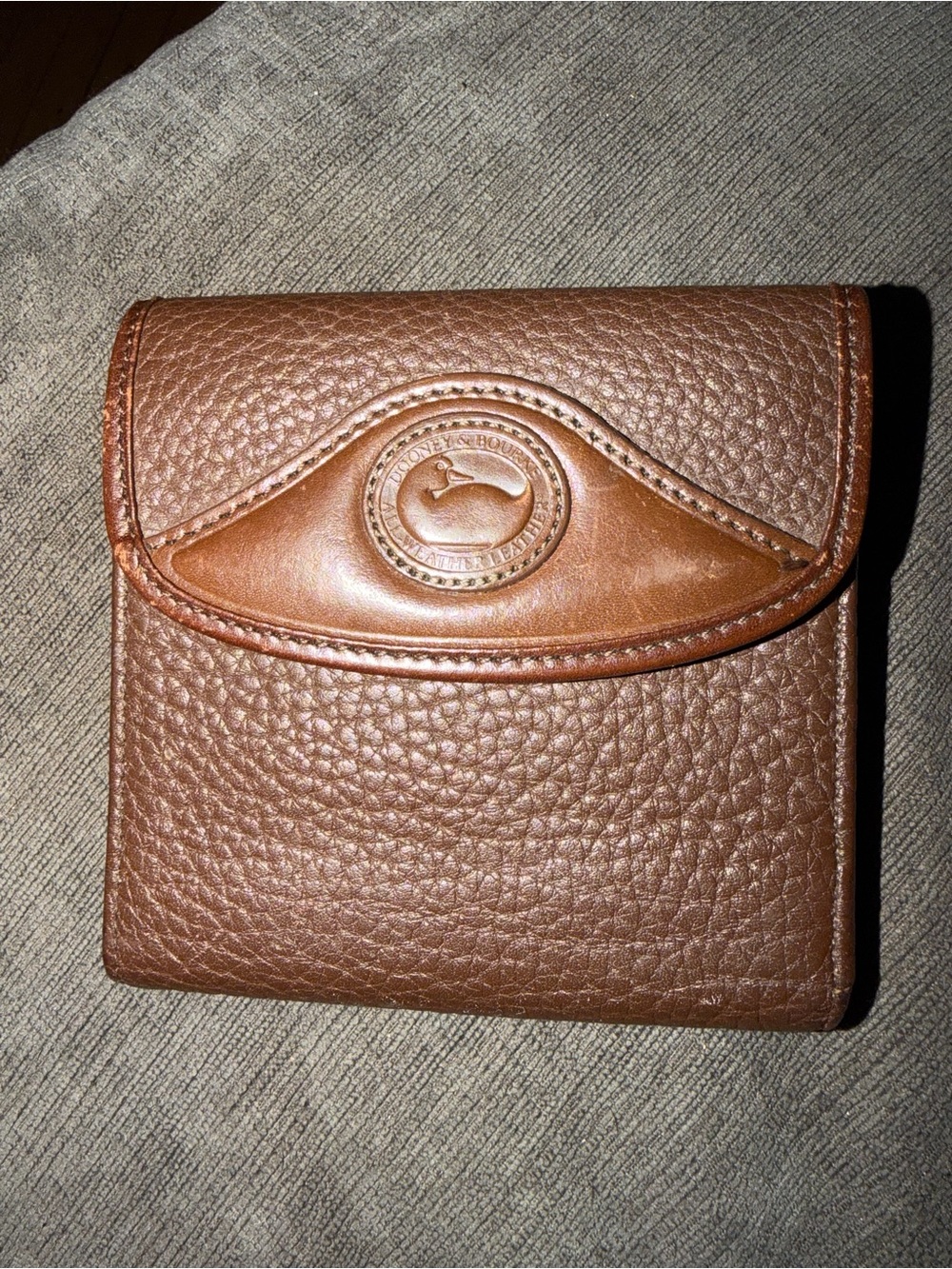 Dooney and Bourke pebble leather Chocolate Brown